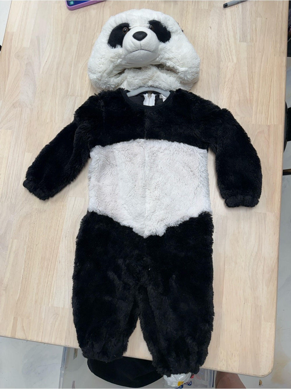 Pottery Barn Kids panda costume size 12-24mo